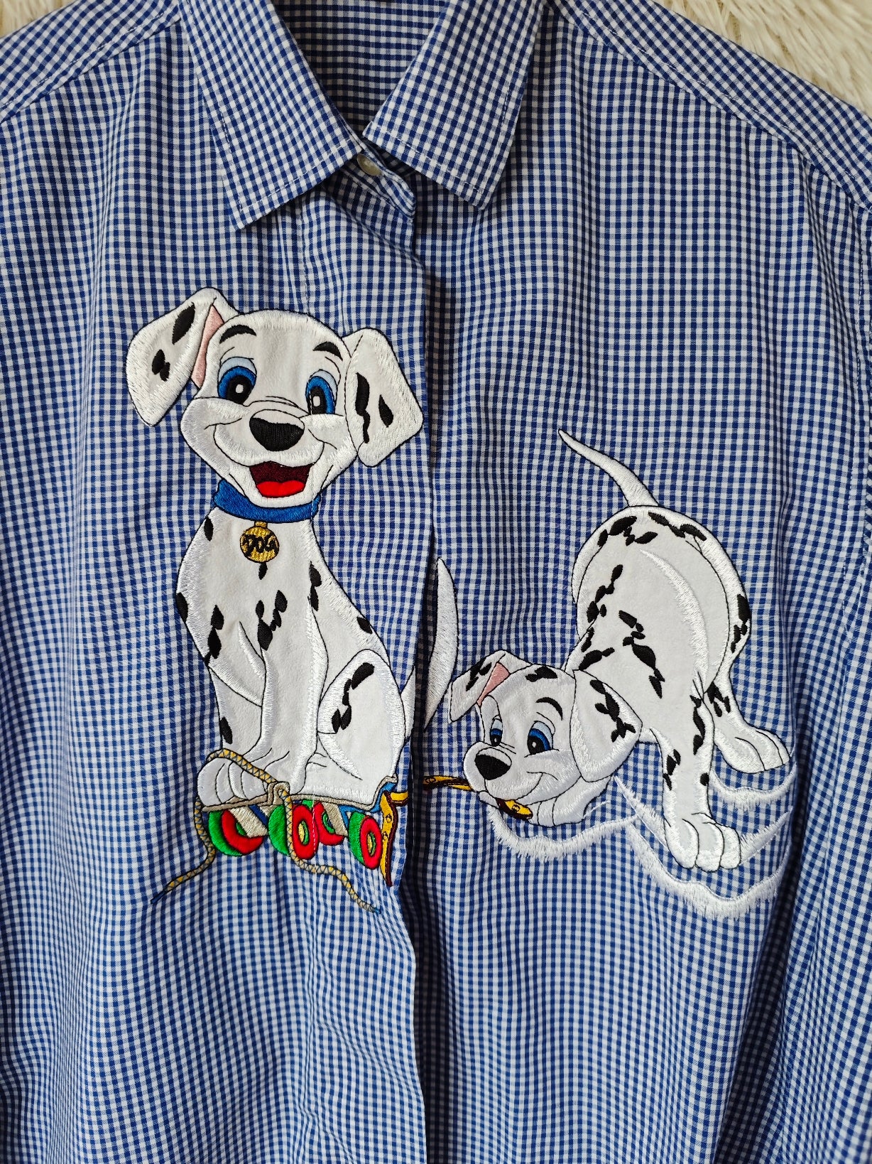 Camicia Vichy dalmata 90's
