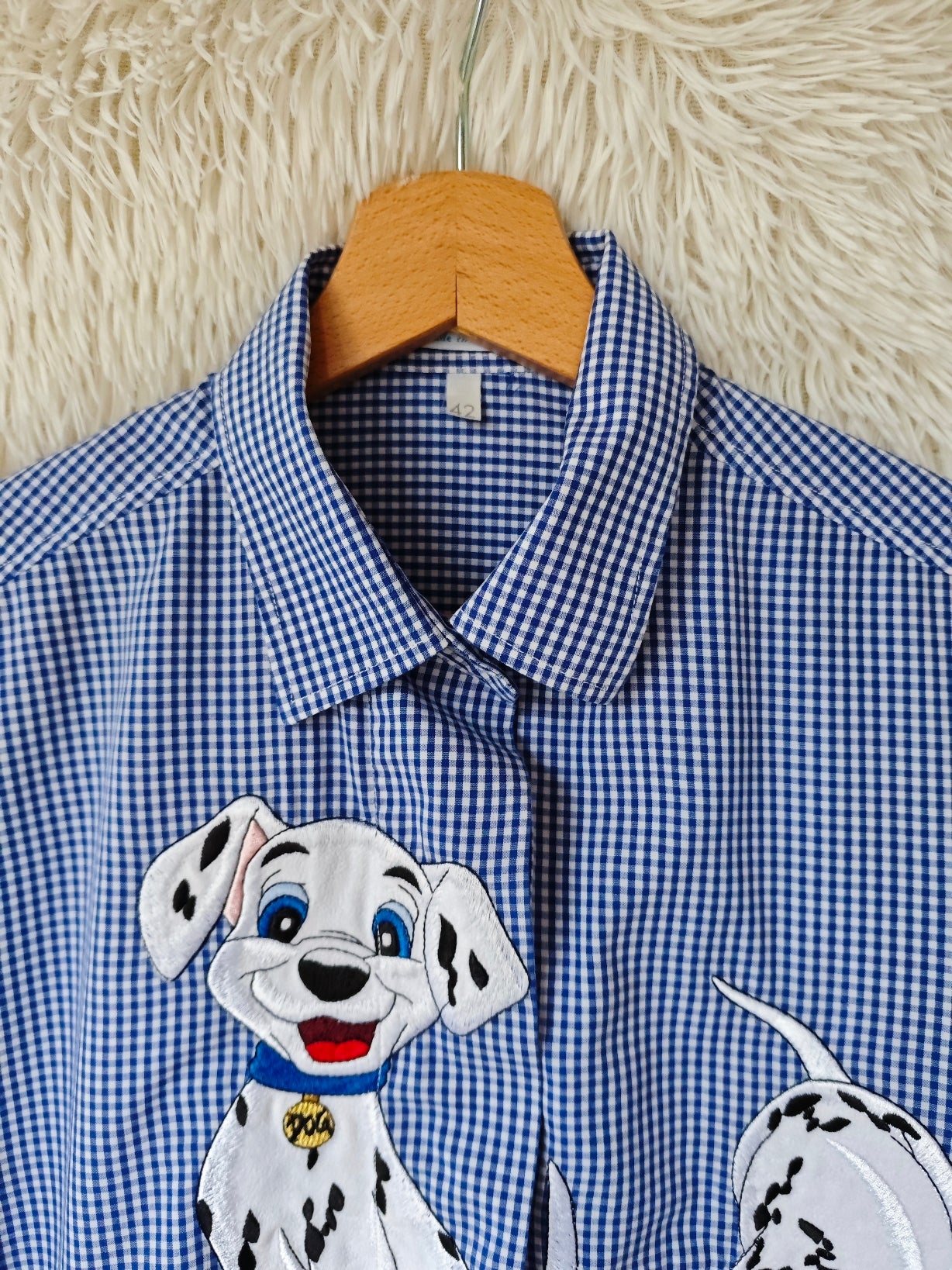 Camicia Vichy dalmata 90's
