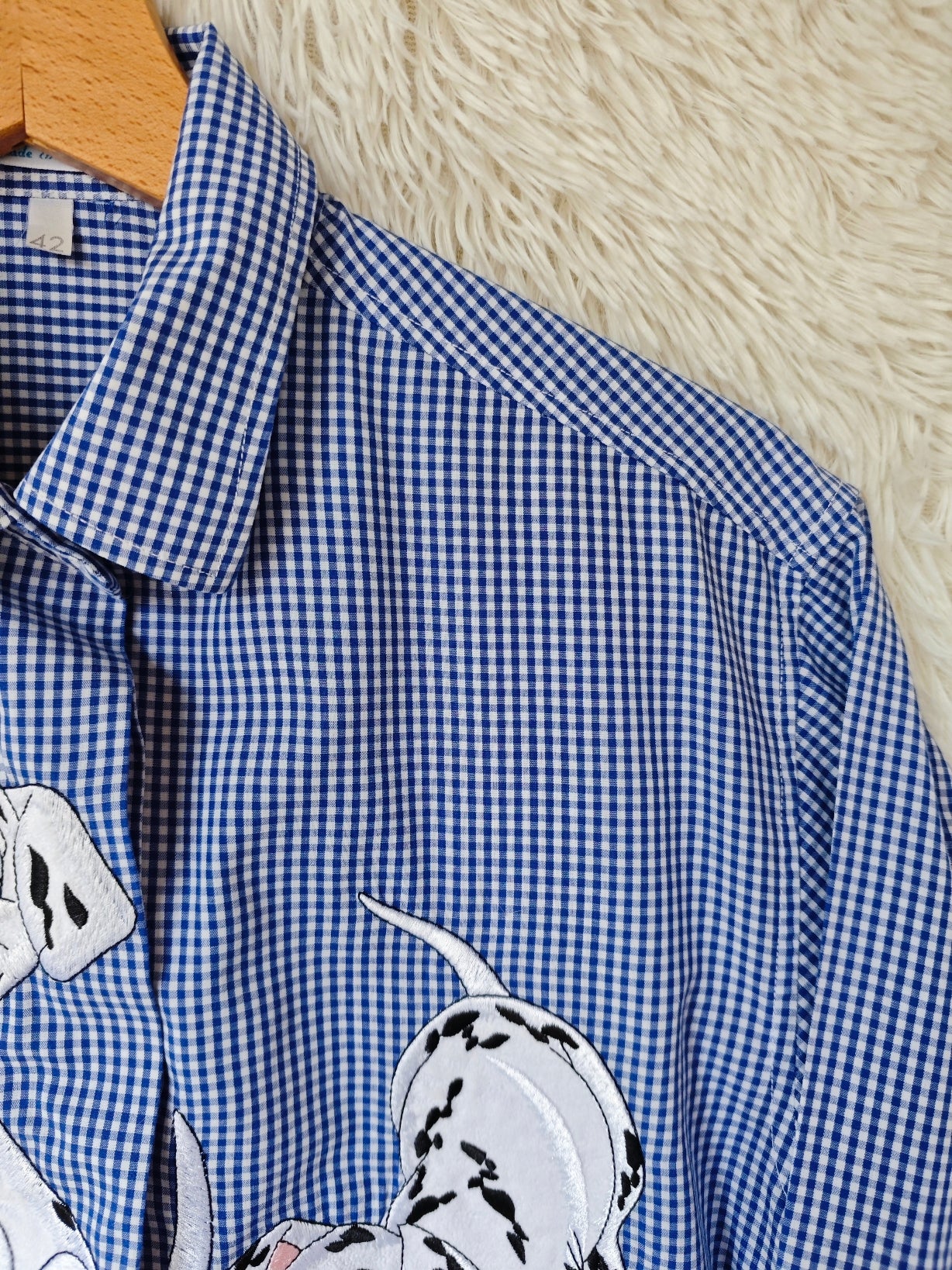 Camicia Vichy dalmata 90's