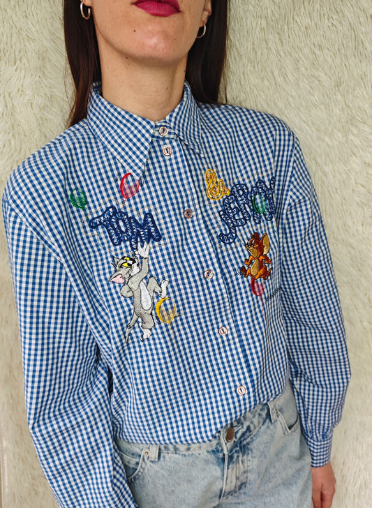 Camicia Tom & Jerry palloncini