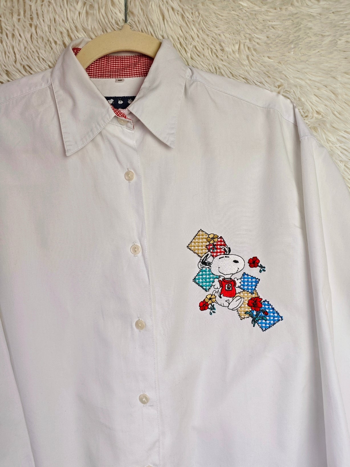 Camicia Snoopy picnic bianca