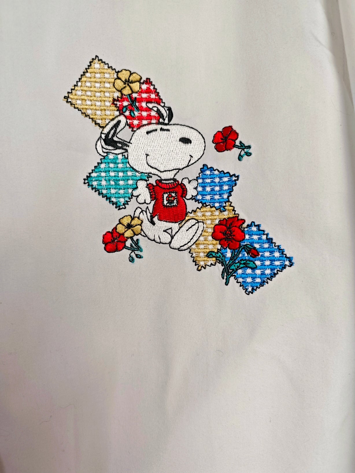 Camicia Snoopy picnic bianca