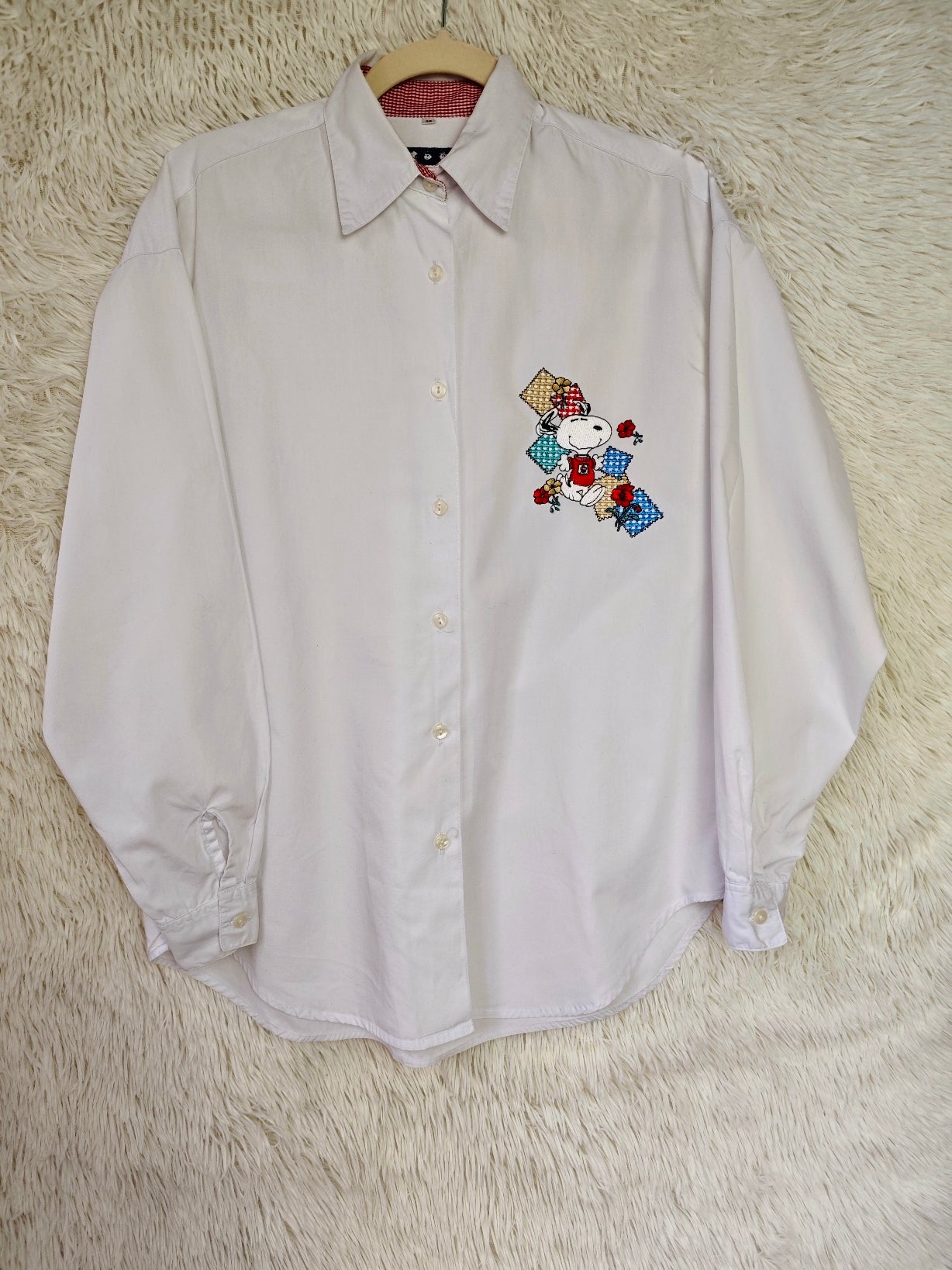 Camicia Snoopy picnic bianca