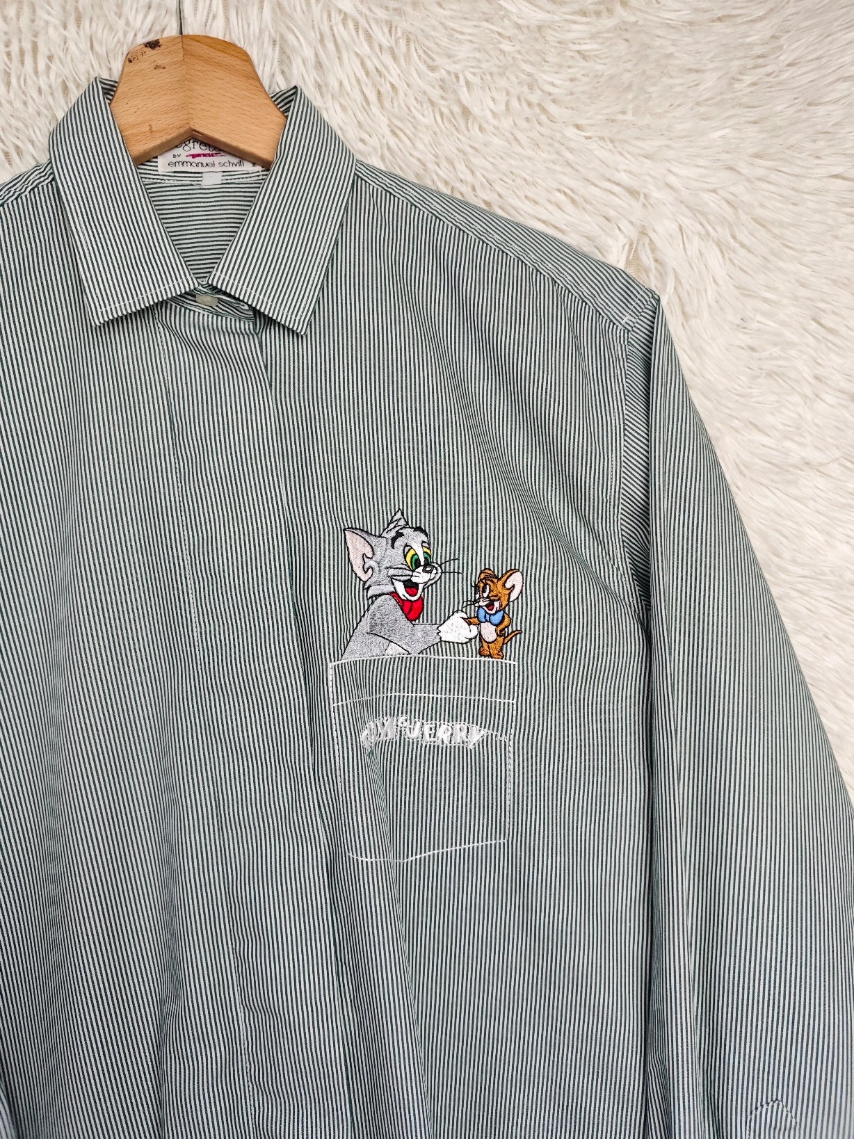 Camicia Tom & Jerry a righe