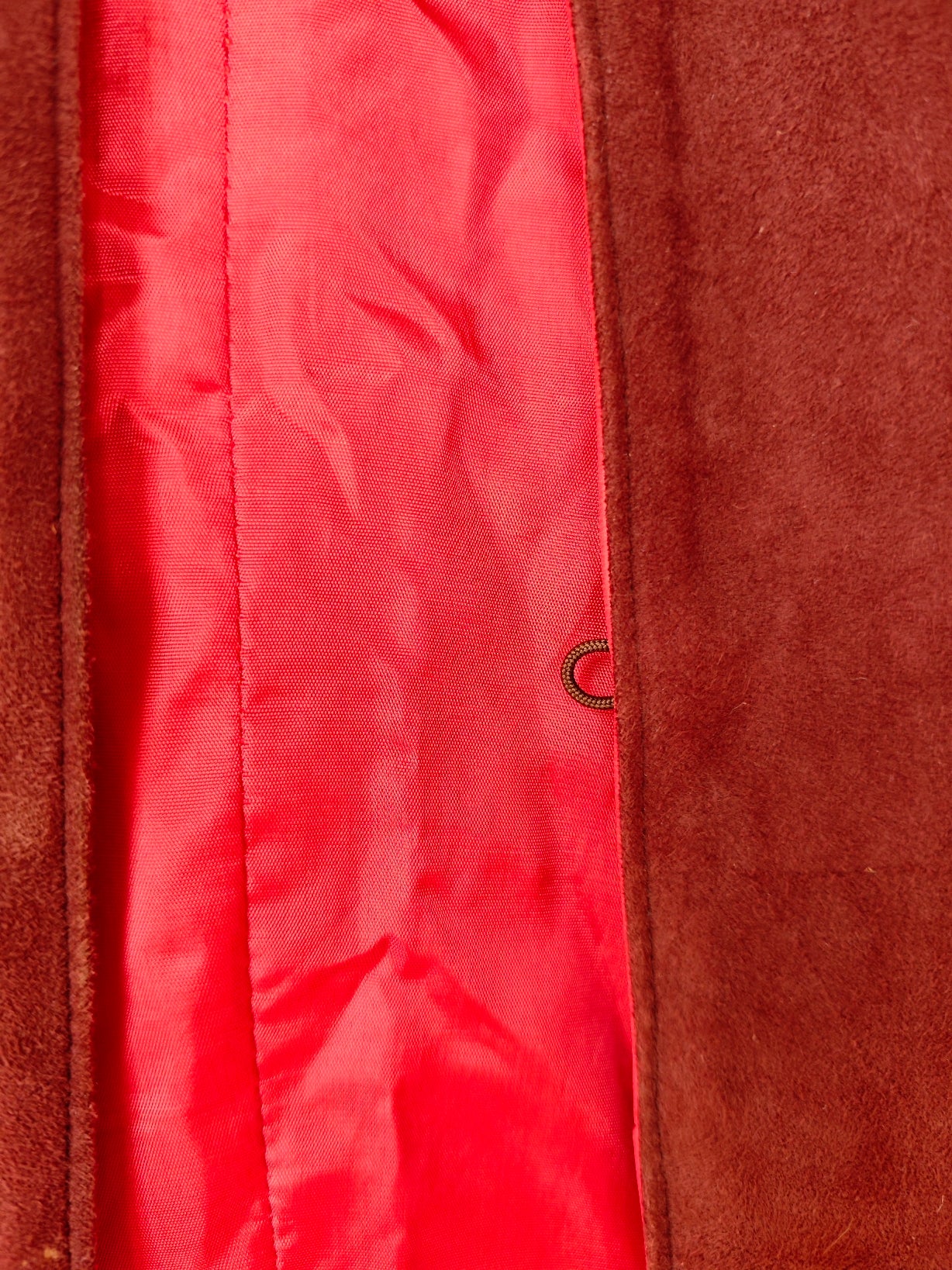 Giacca camoscio geometrica