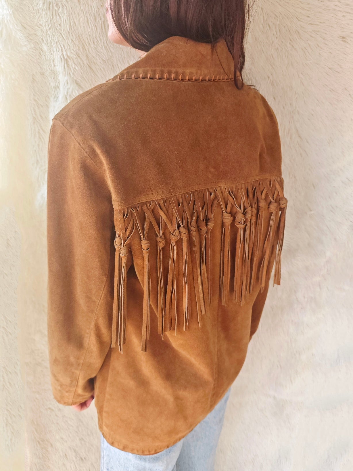 Giacca frange western