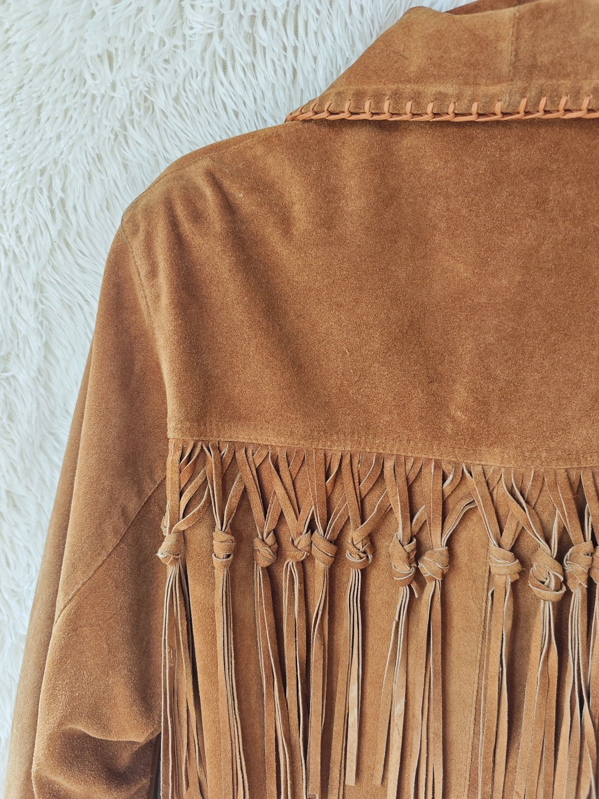 Giacca frange western