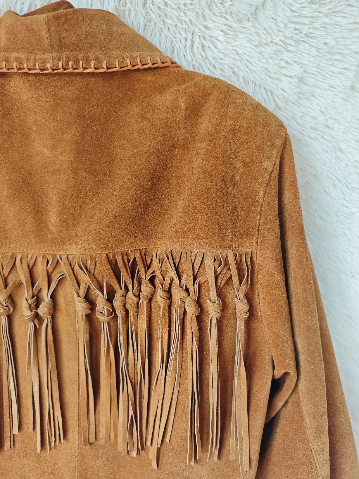 Giacca frange western