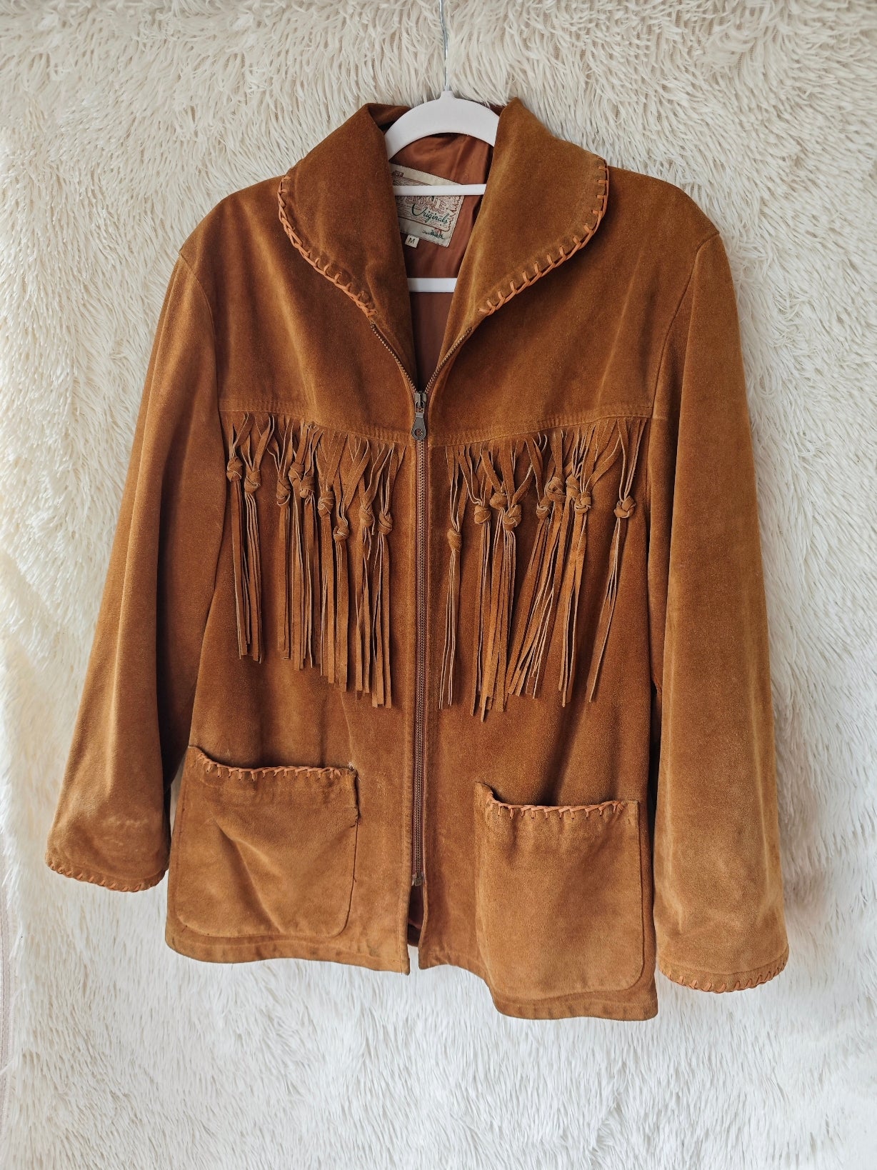 Giacca frange western