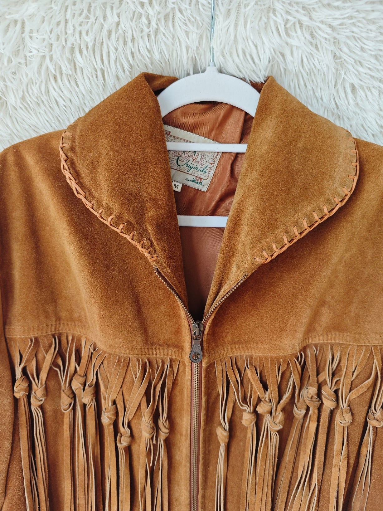 Giacca frange western