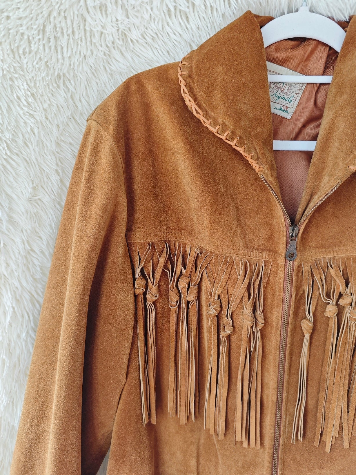 Giacca frange western
