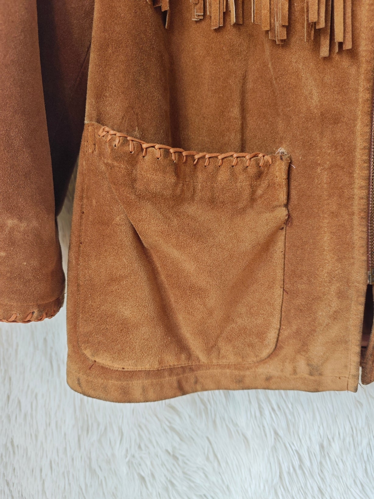 Giacca frange western