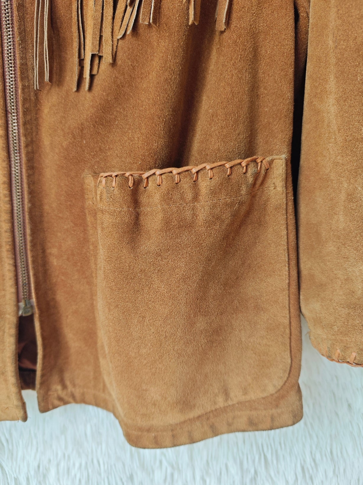 Giacca frange western