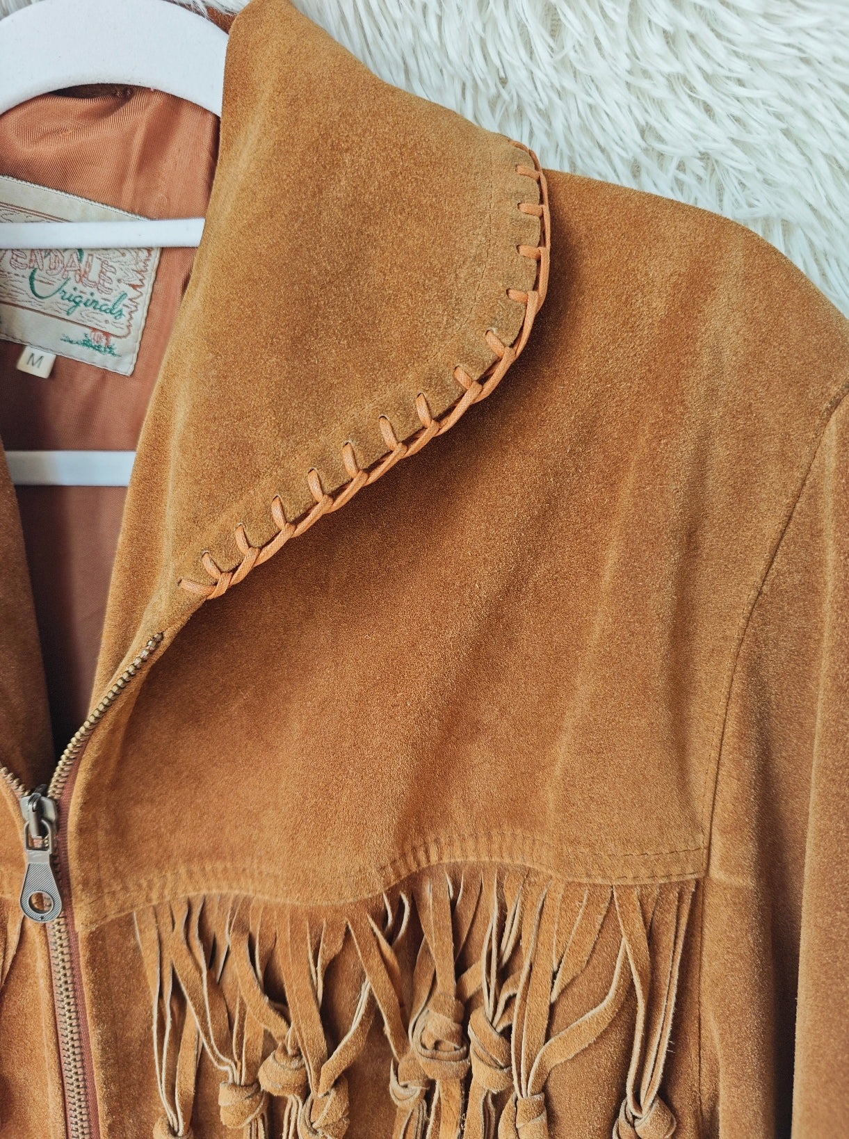 Giacca frange western