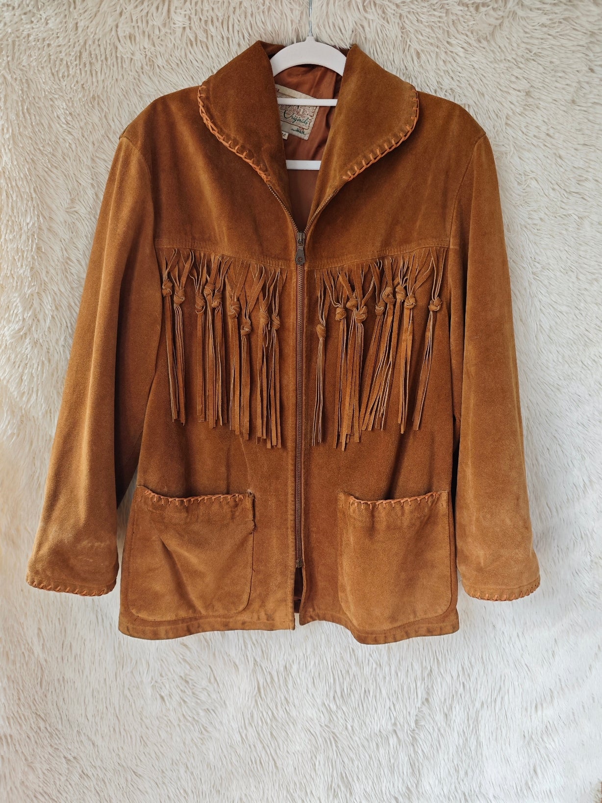 Giacca frange western
