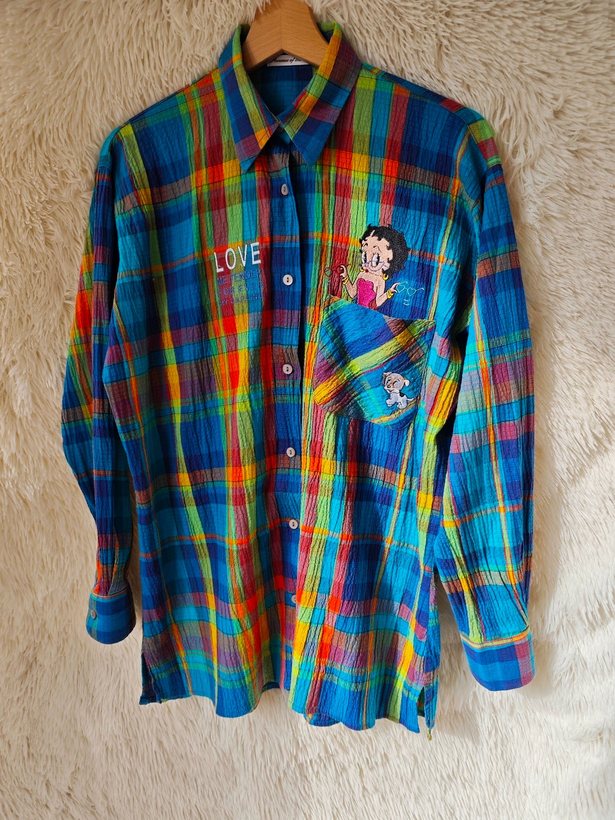 Camicia Betty Boop "Love Me Tender"