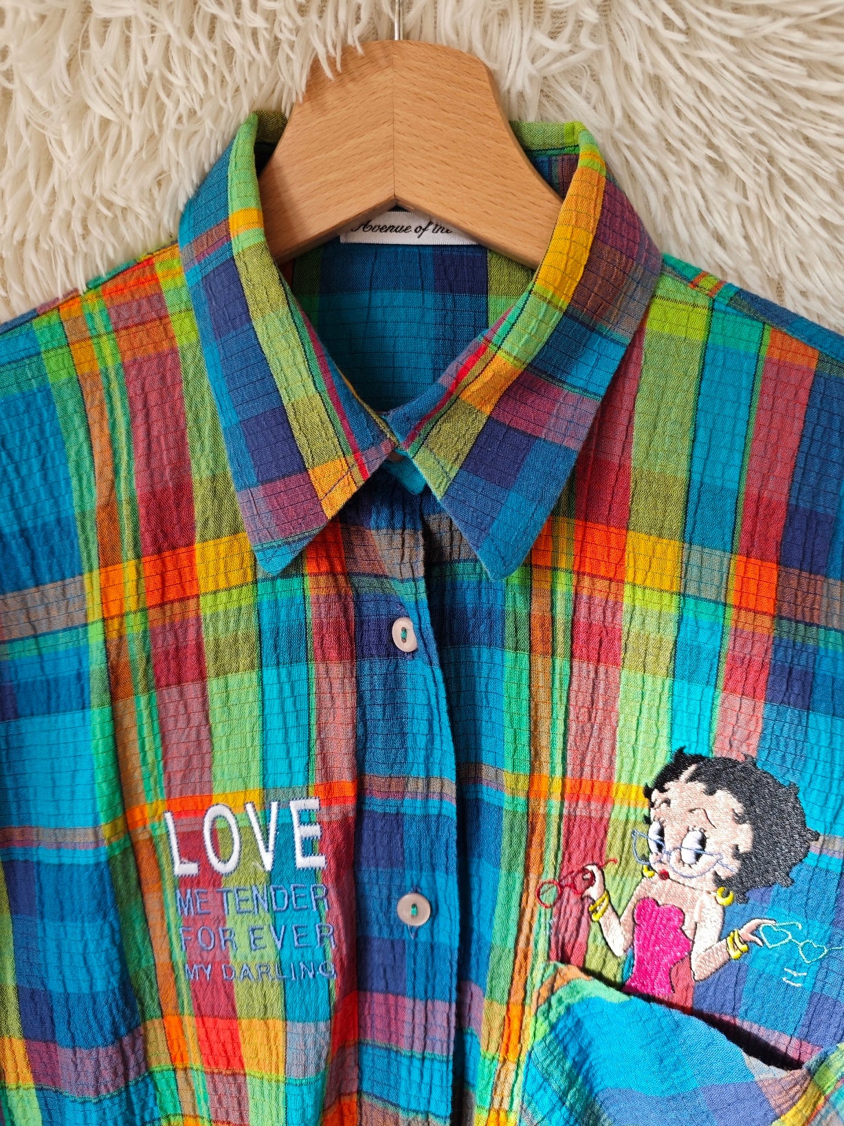 Camicia Betty Boop "Love Me Tender"