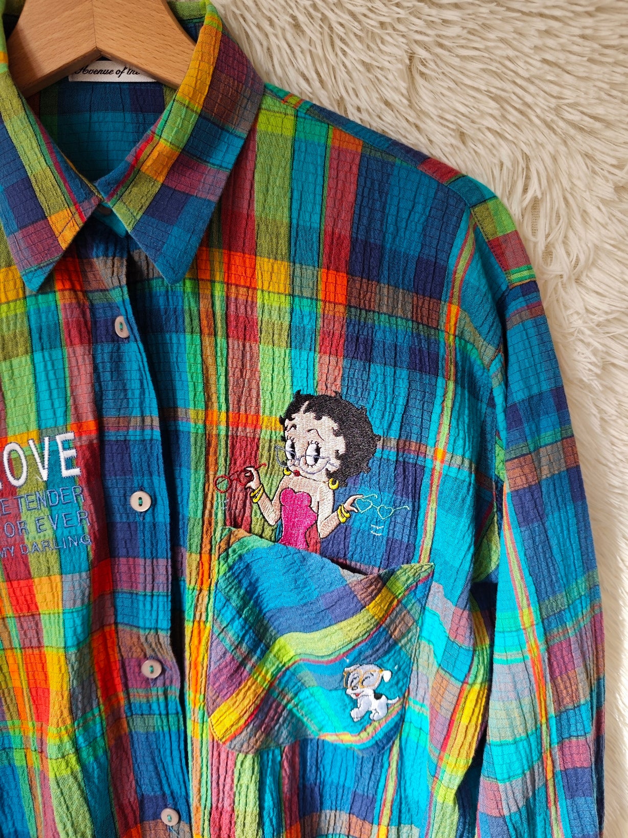 Camicia Betty Boop "Love Me Tender"