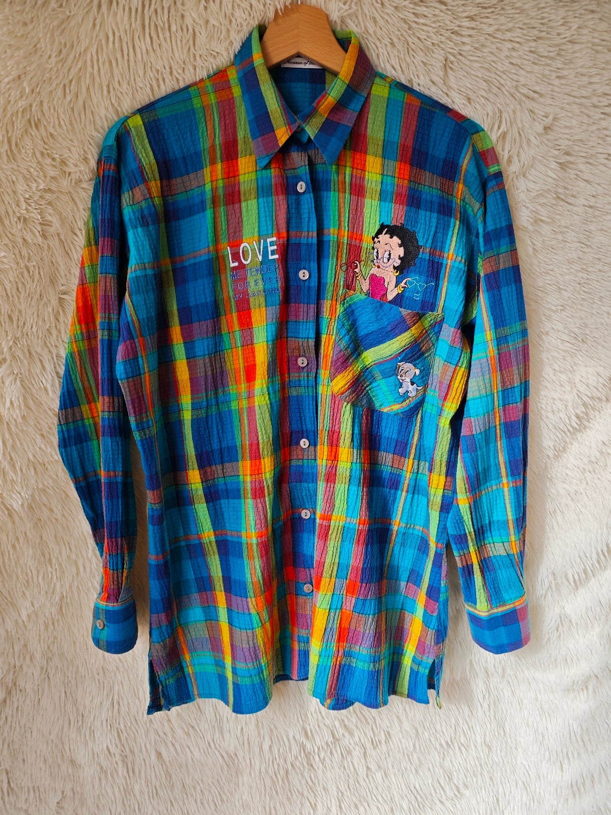 Camicia Betty Boop "Love Me Tender"
