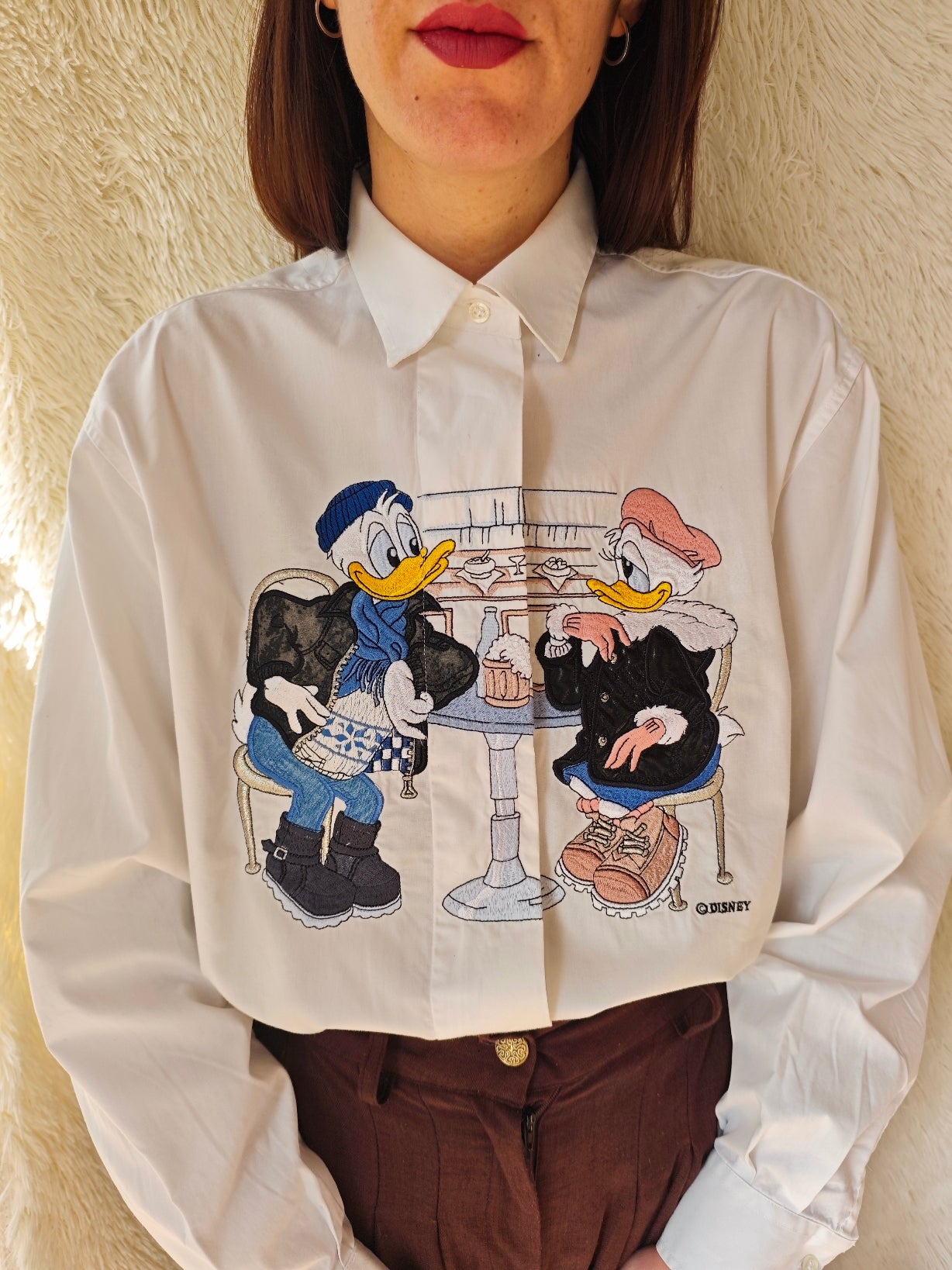 Camicia Paperino & Paperina Winter Date
