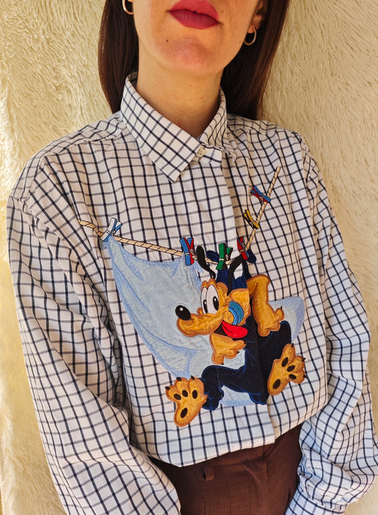 Camicia pluto mollette a quadri