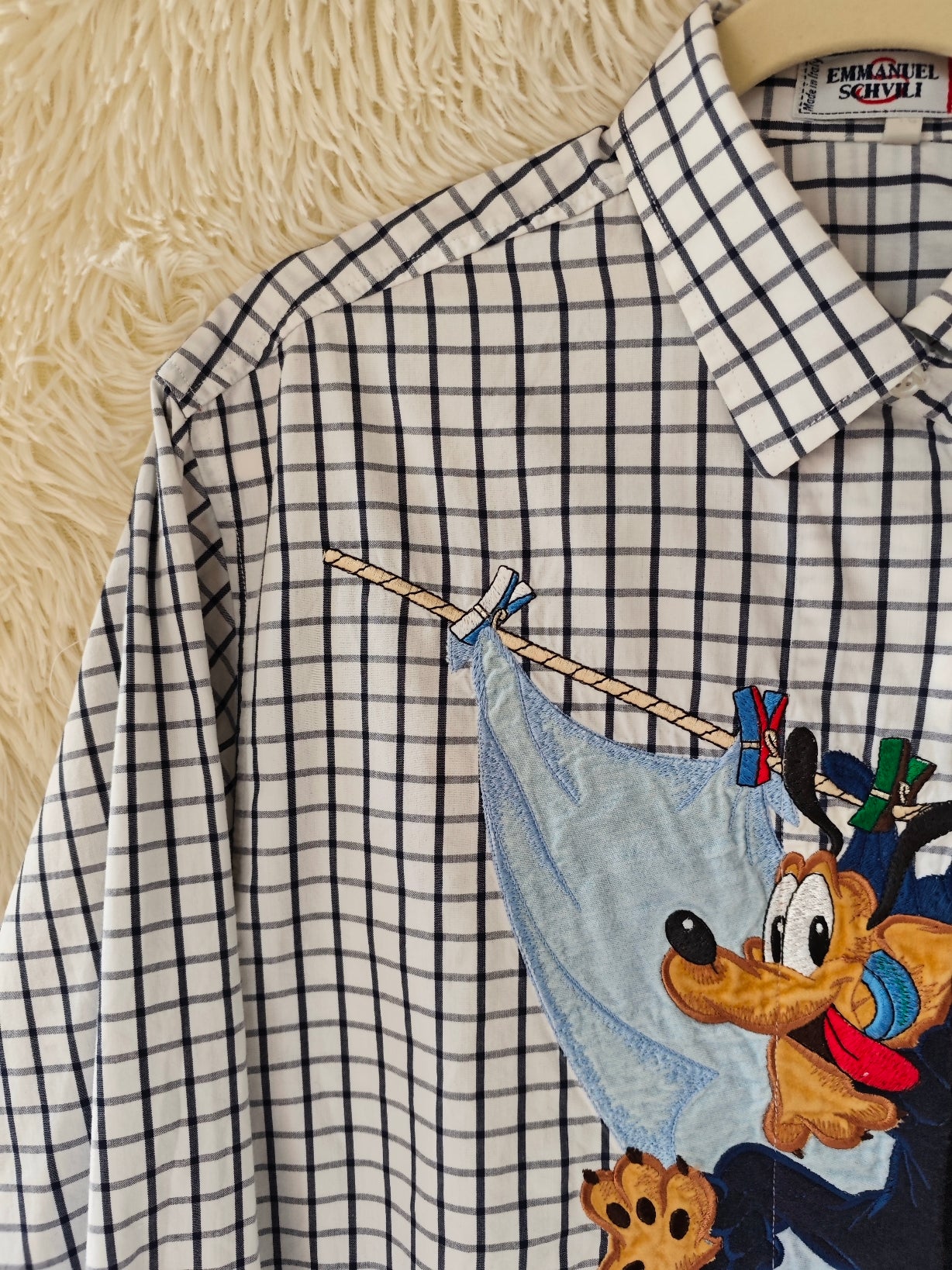 Camicia pluto mollette a quadri