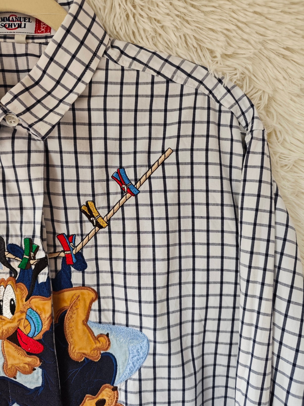 Camicia pluto mollette a quadri