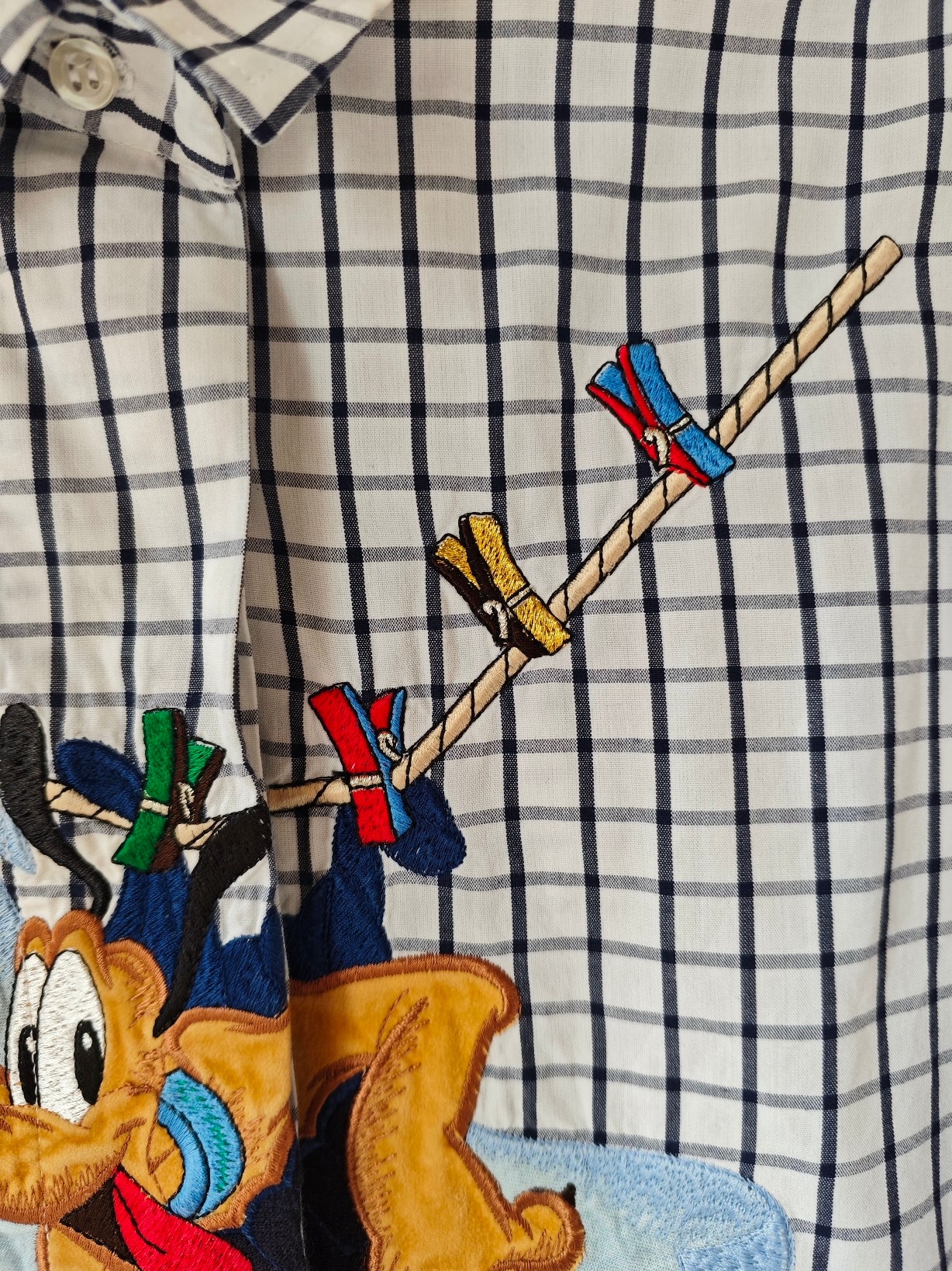 Camicia pluto mollette a quadri