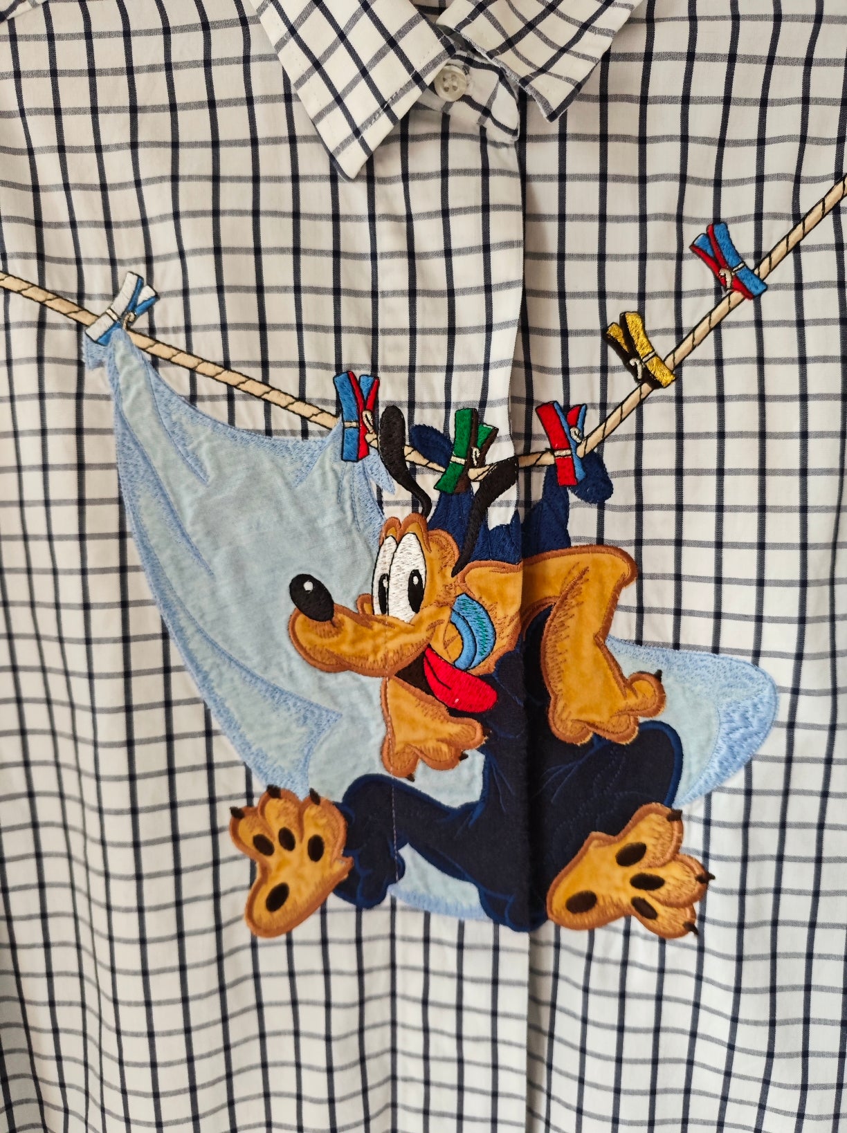 Camicia pluto mollette a quadri