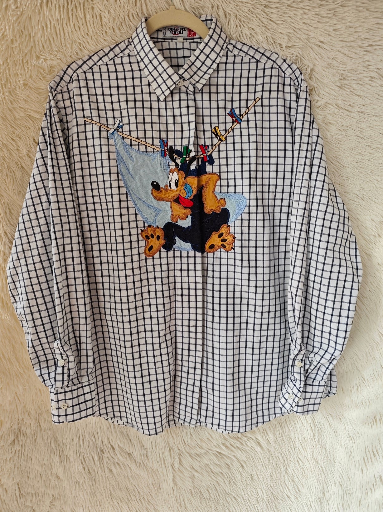 Camicia pluto mollette a quadri