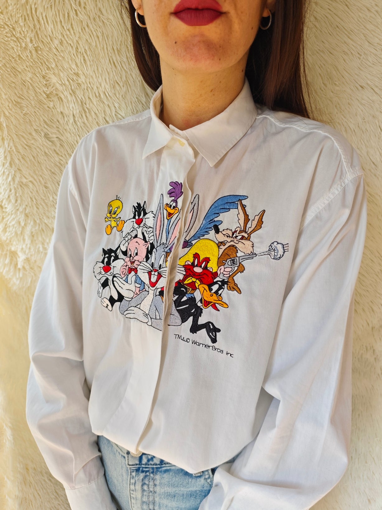 Camicia bianca Looney Tunes