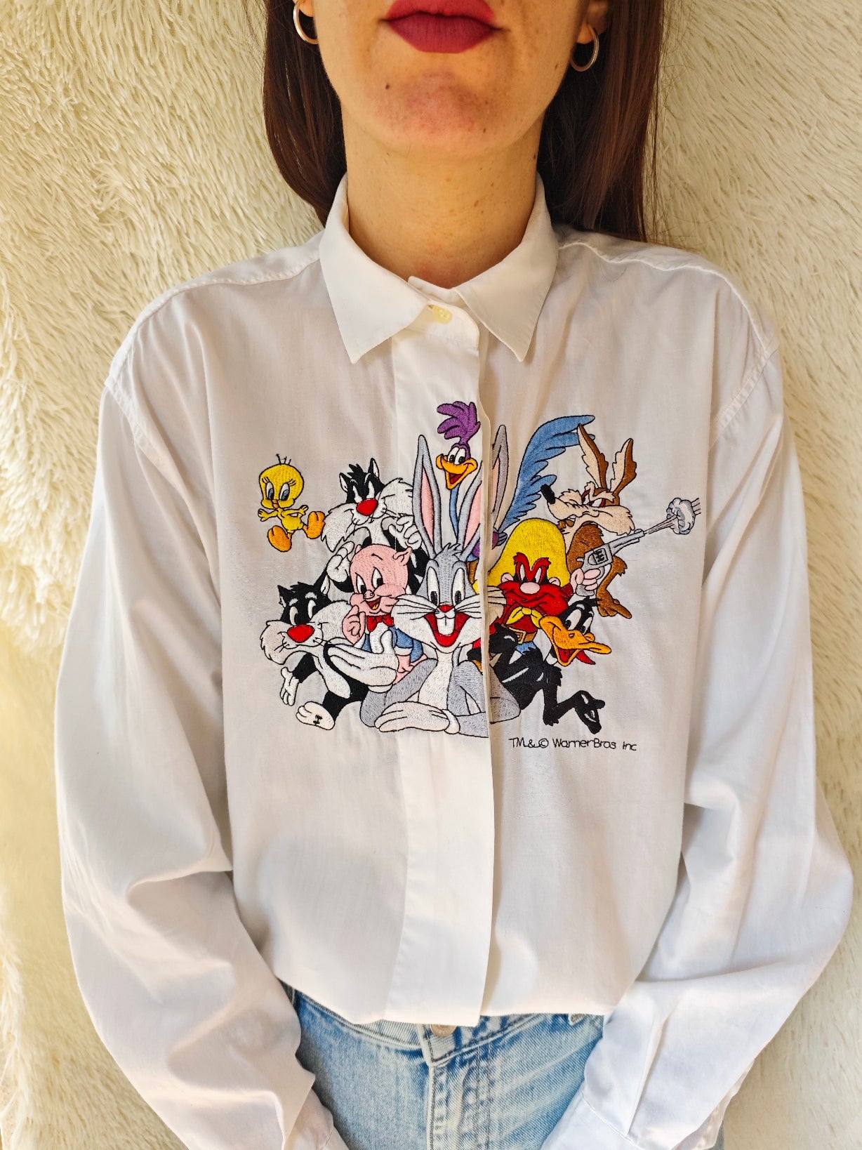 Camicia bianca Looney Tunes