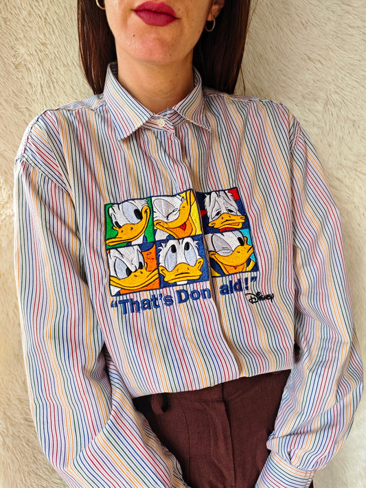 Camicia a righe colorate Donald