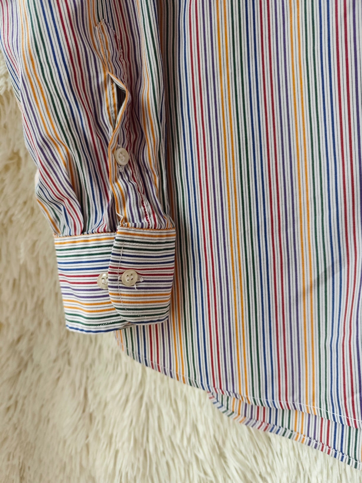 Camicia a righe colorate Donald