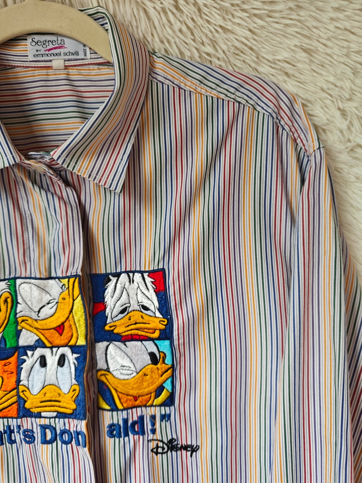 Camicia a righe colorate Donald