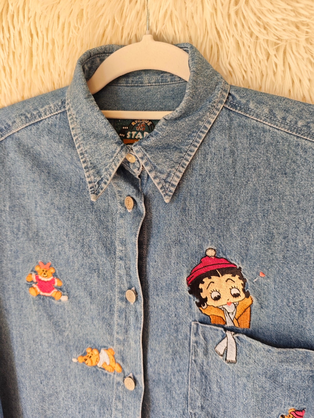 Camicia Betty boop orsetti