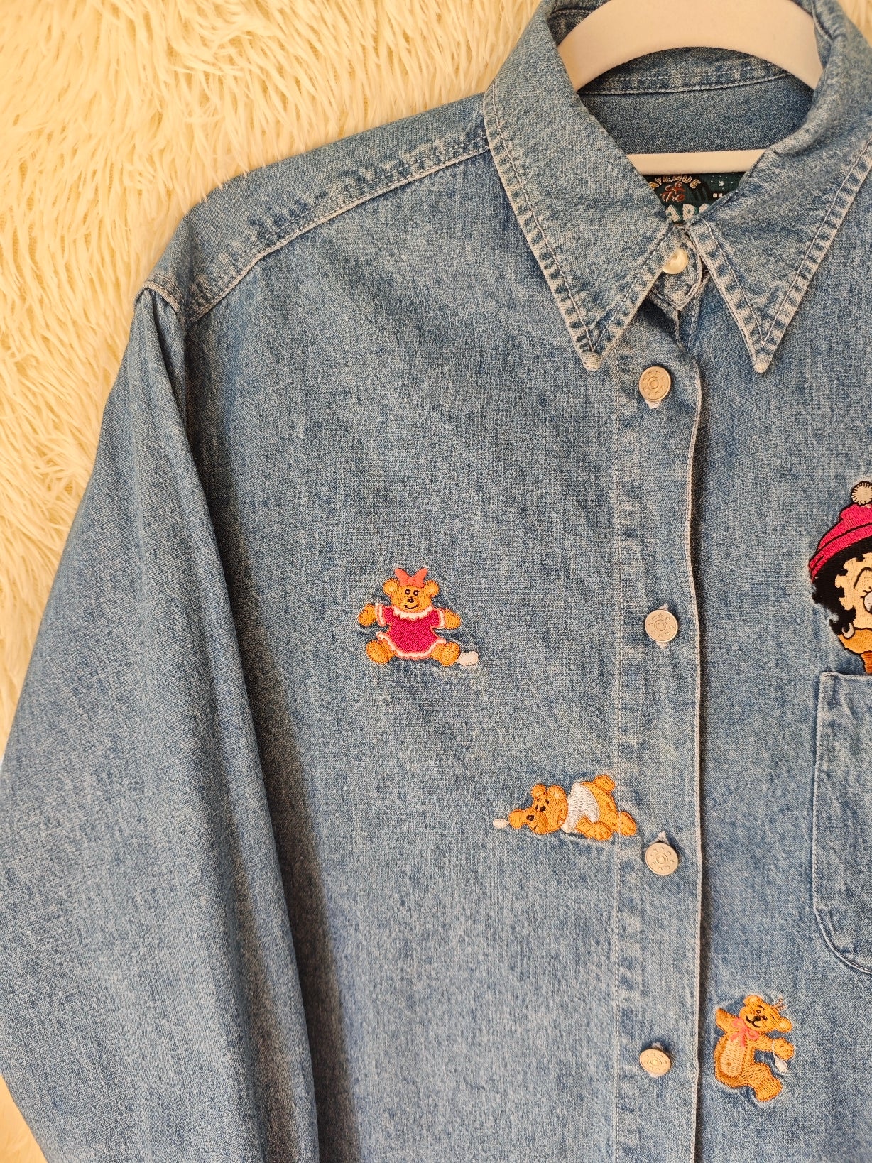 Camicia Betty boop orsetti