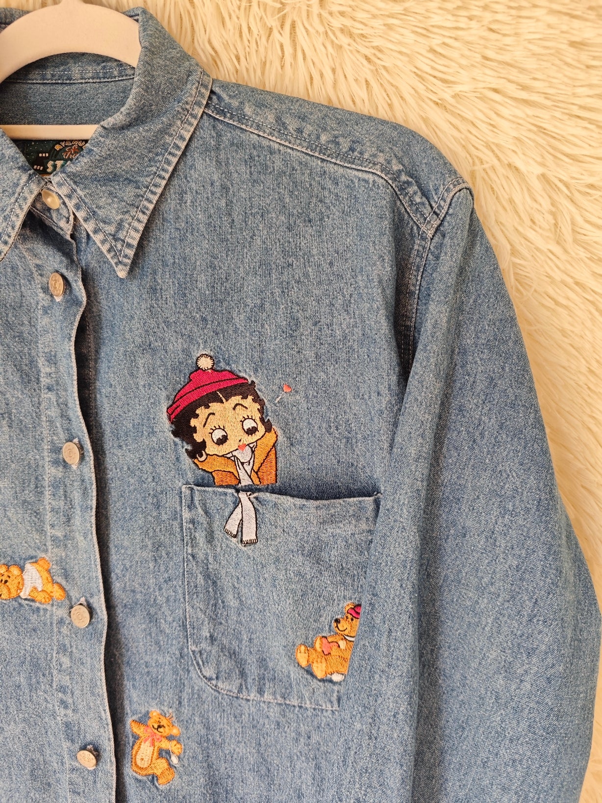 Camicia Betty boop orsetti