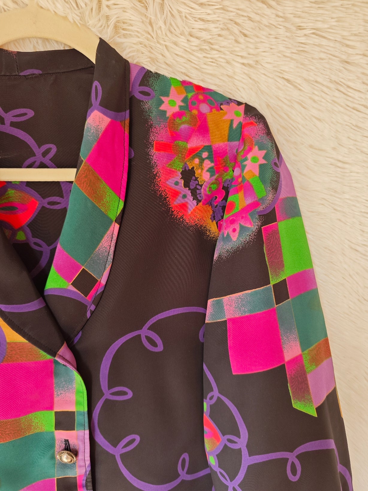 Camicia Arlecchino Pop