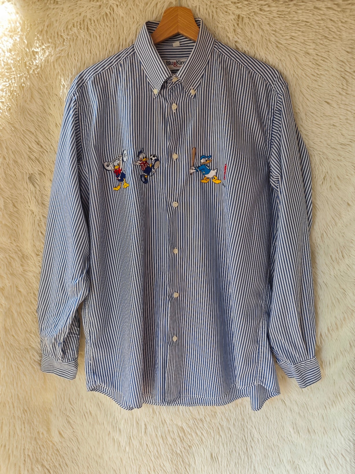 Camicia a righe paperino sportivo