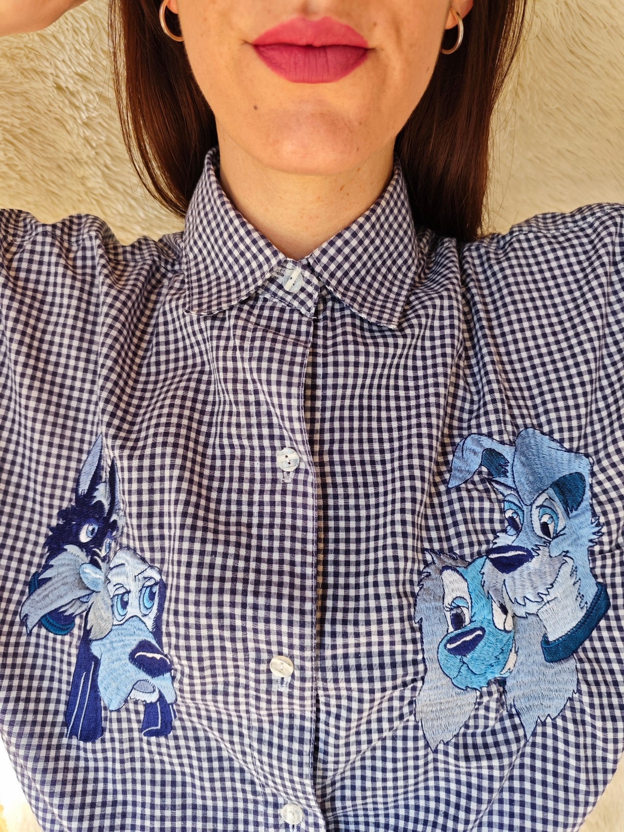 Camicia Vichy Lilli e il vagabondo