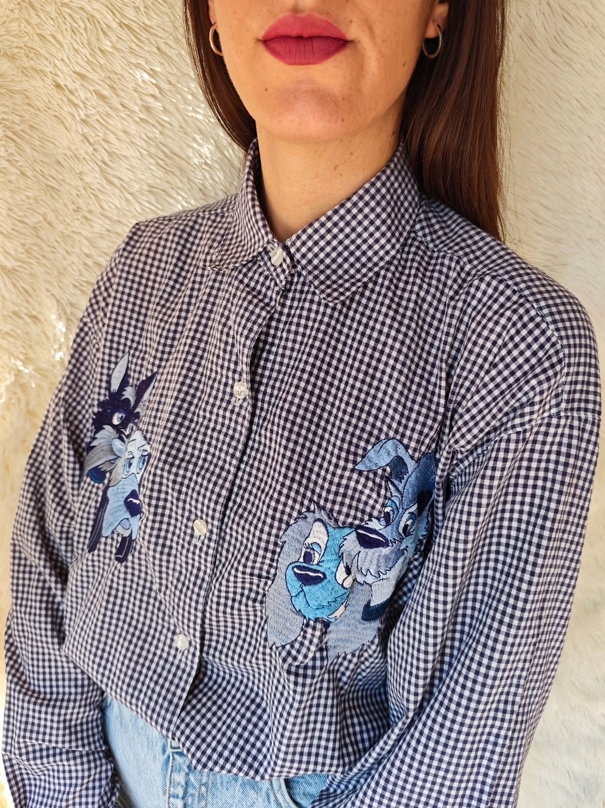 Camicia Vichy Lilli e il vagabondo