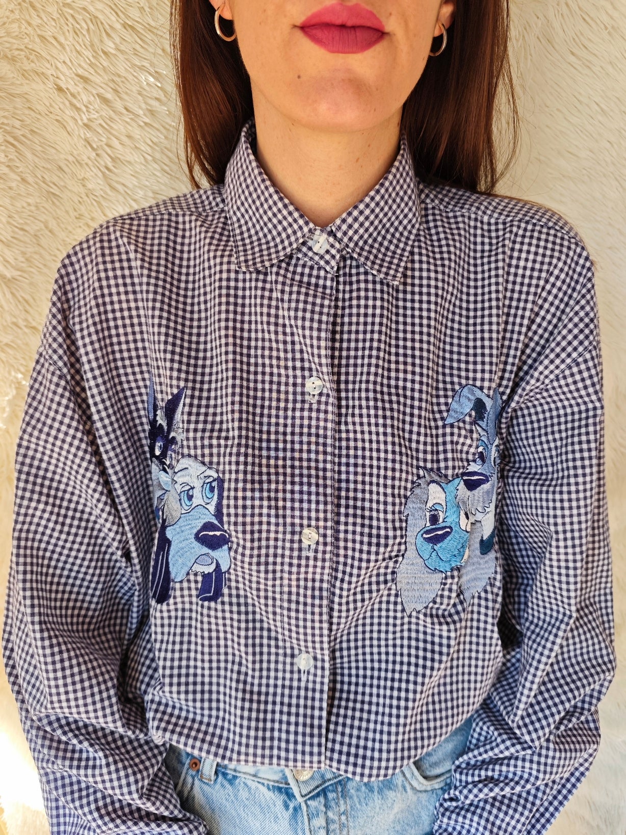 Camicia Vichy Lilli e il vagabondo