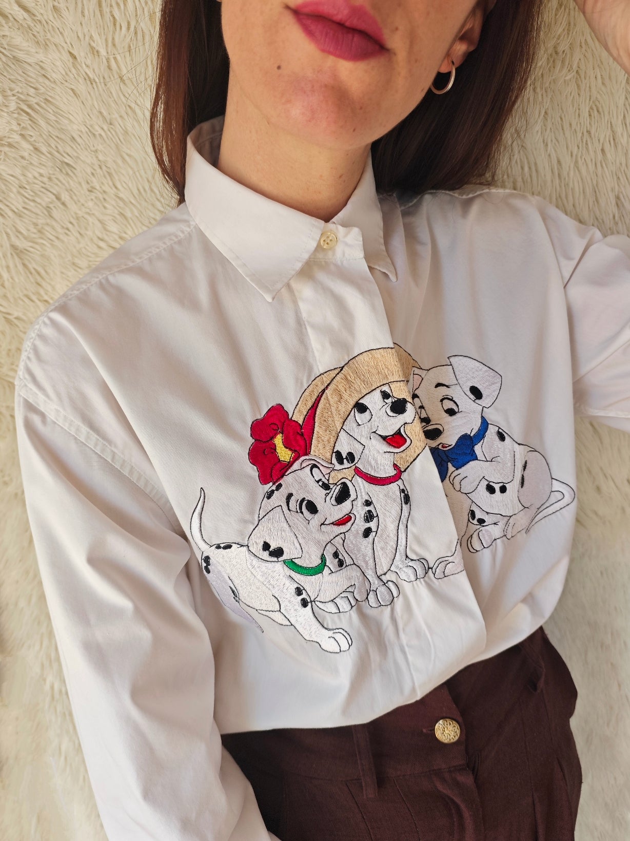 Camicia 101 Dalmati con Cappellino e Fiocco