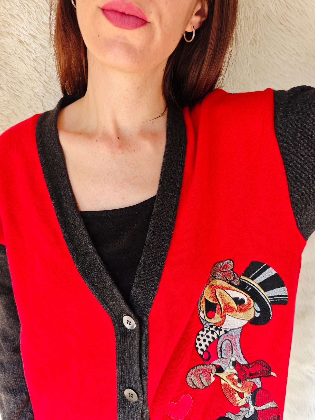 Cardigan Iceberg con Grillo Parlante
