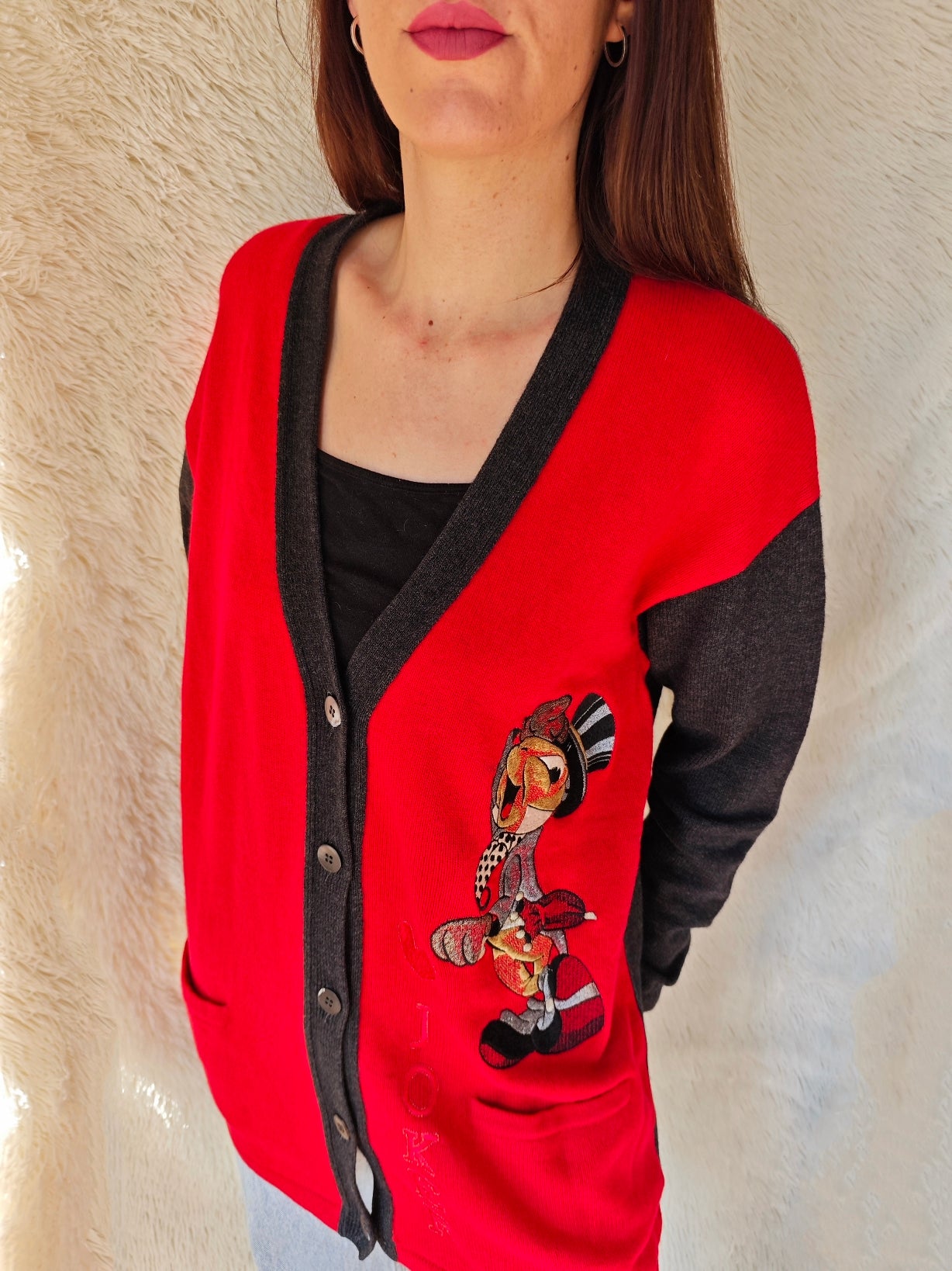 Cardigan Iceberg con Grillo Parlante