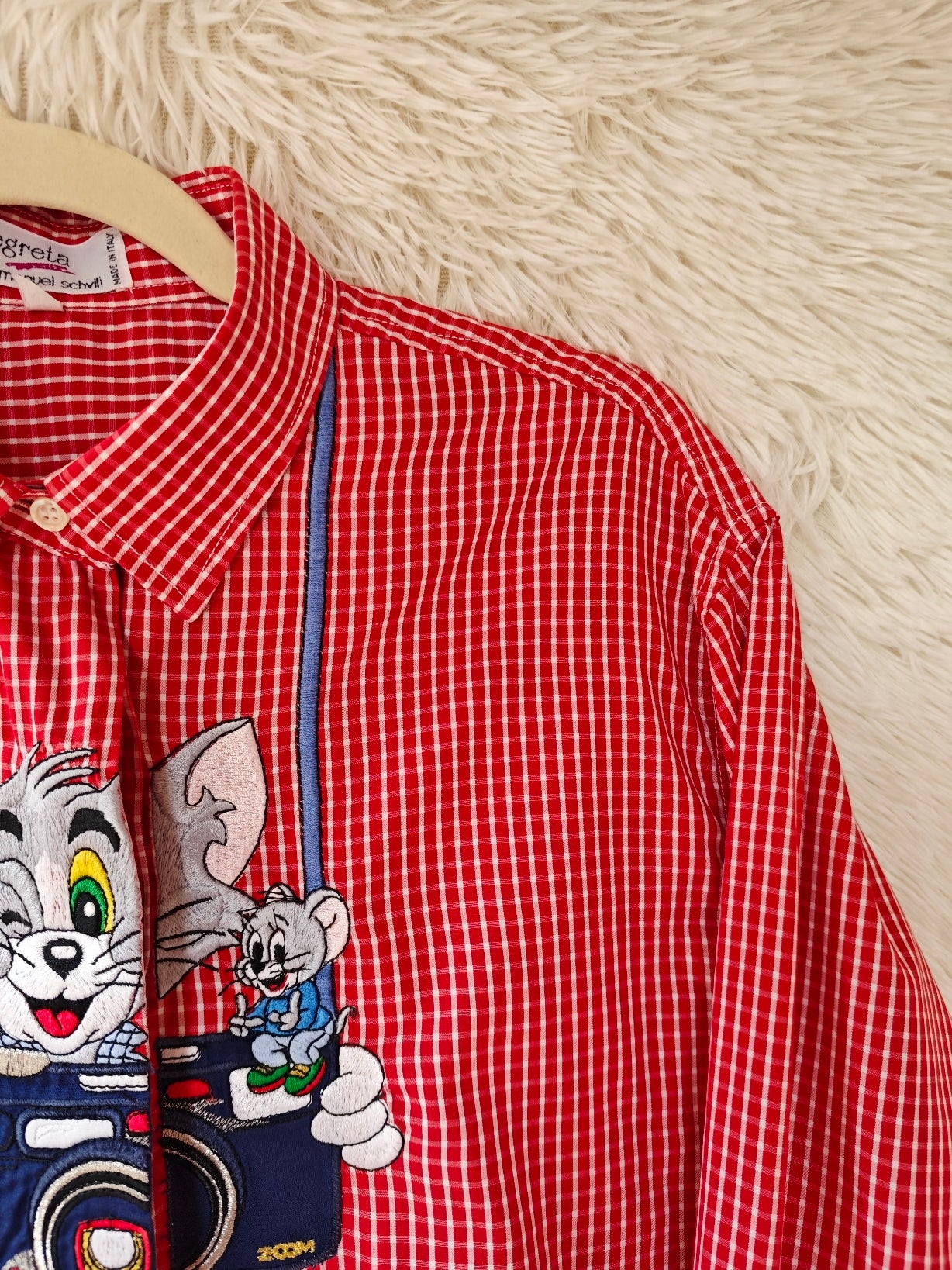 Camicia Tom & Jerry fotografo Vichy