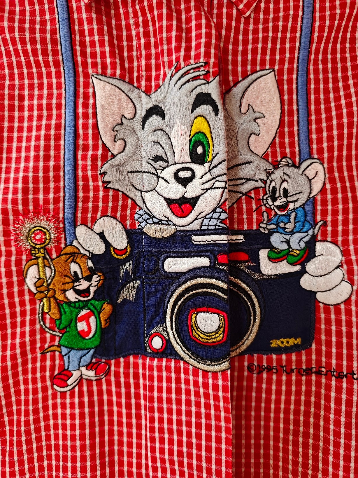 Camicia Tom & Jerry fotografo Vichy