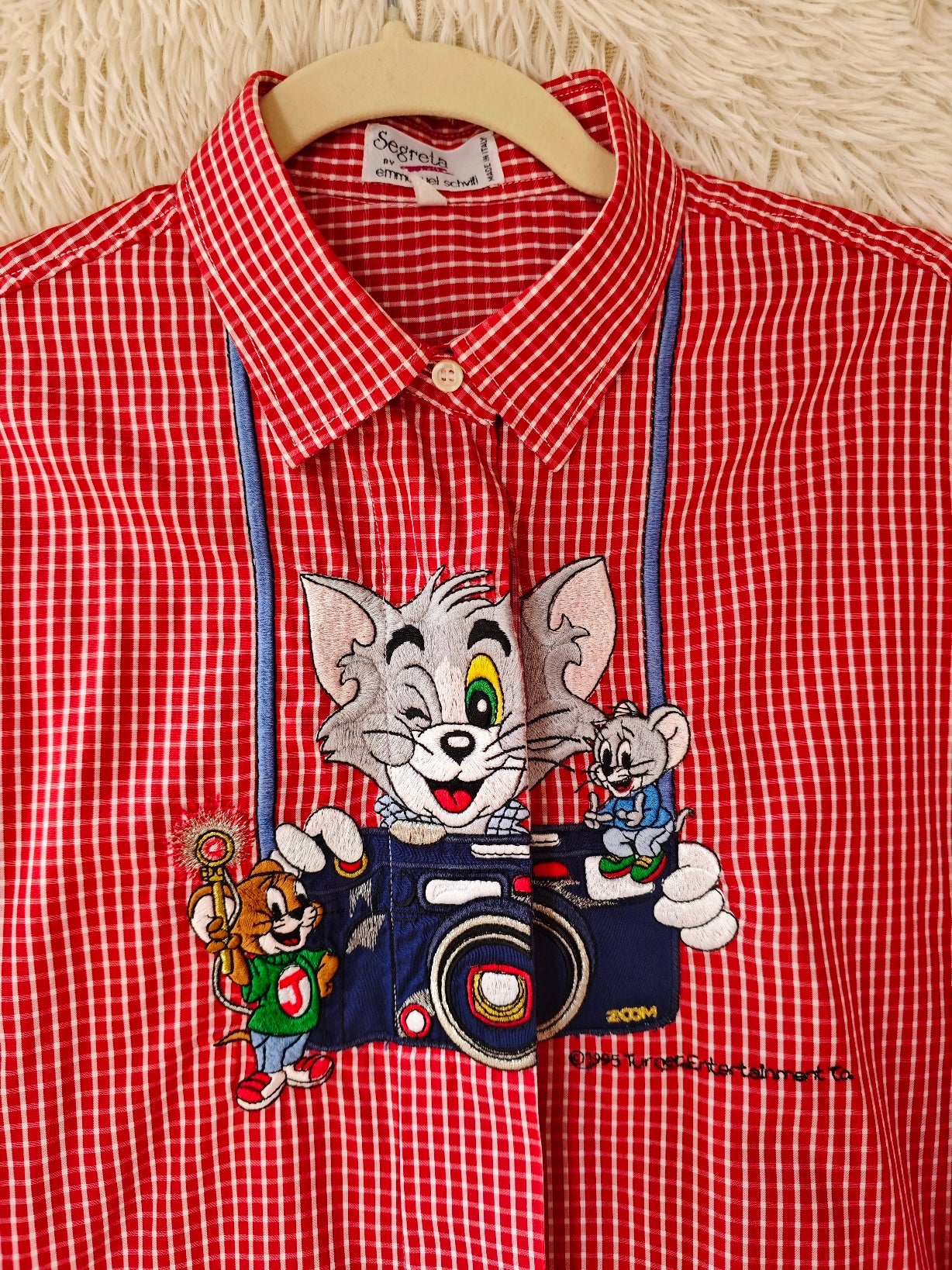 Camicia Tom & Jerry fotografo Vichy