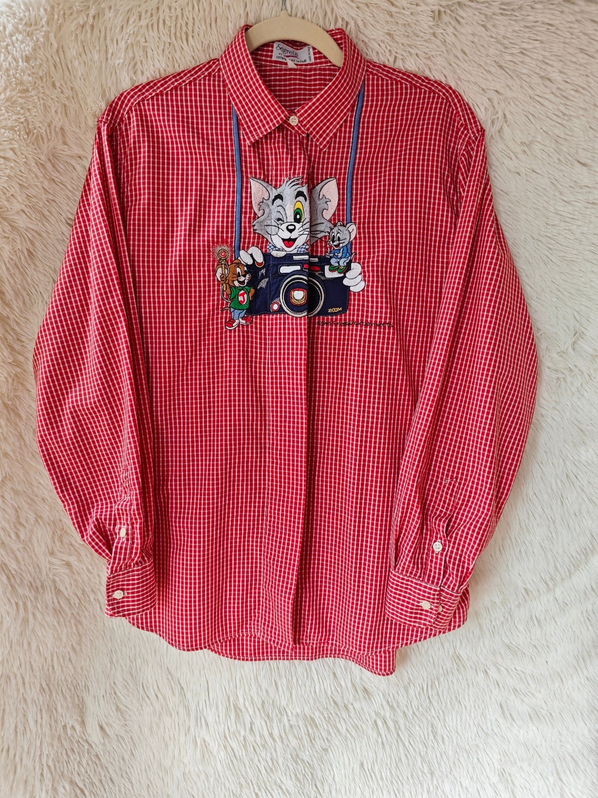 Camicia Tom & Jerry fotografo Vichy